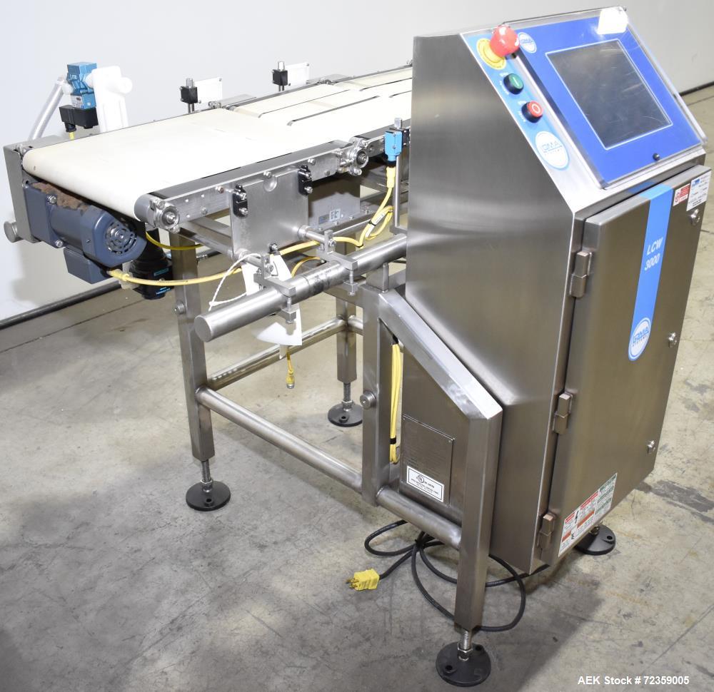 Used- Loma Systems Model LCW-3000 Automatic Belt Checkweigher. .